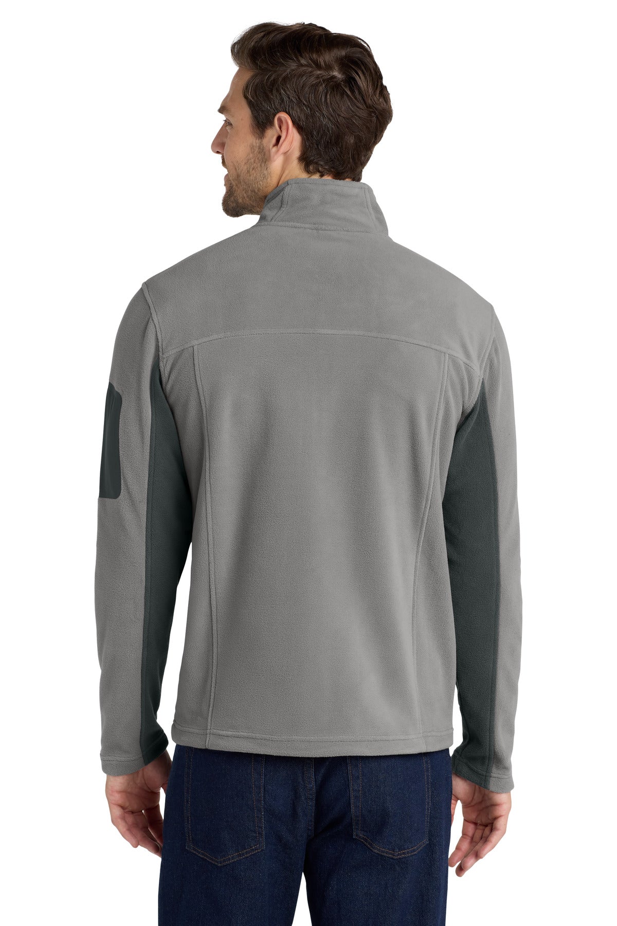 Frost Grey/Mag Port Authority Summit Fleece Full-Zip Jacket. F233