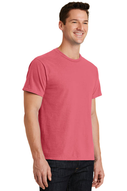 Fruit Punch Port & Co Beach Wash Garment-Dyed Tee. PC099 plain