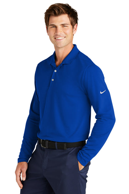 GameRoyal Nike Dri-FIT Micro Pique 2.0 Long Sleeve Polo NKDC2104 plain