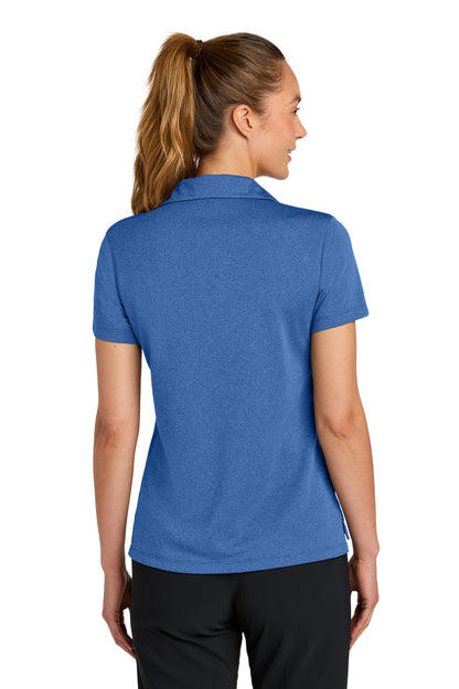 GameRyHthr Nike Women's Dri-FIT Smooth Heather Polo NKFQ4793 plain