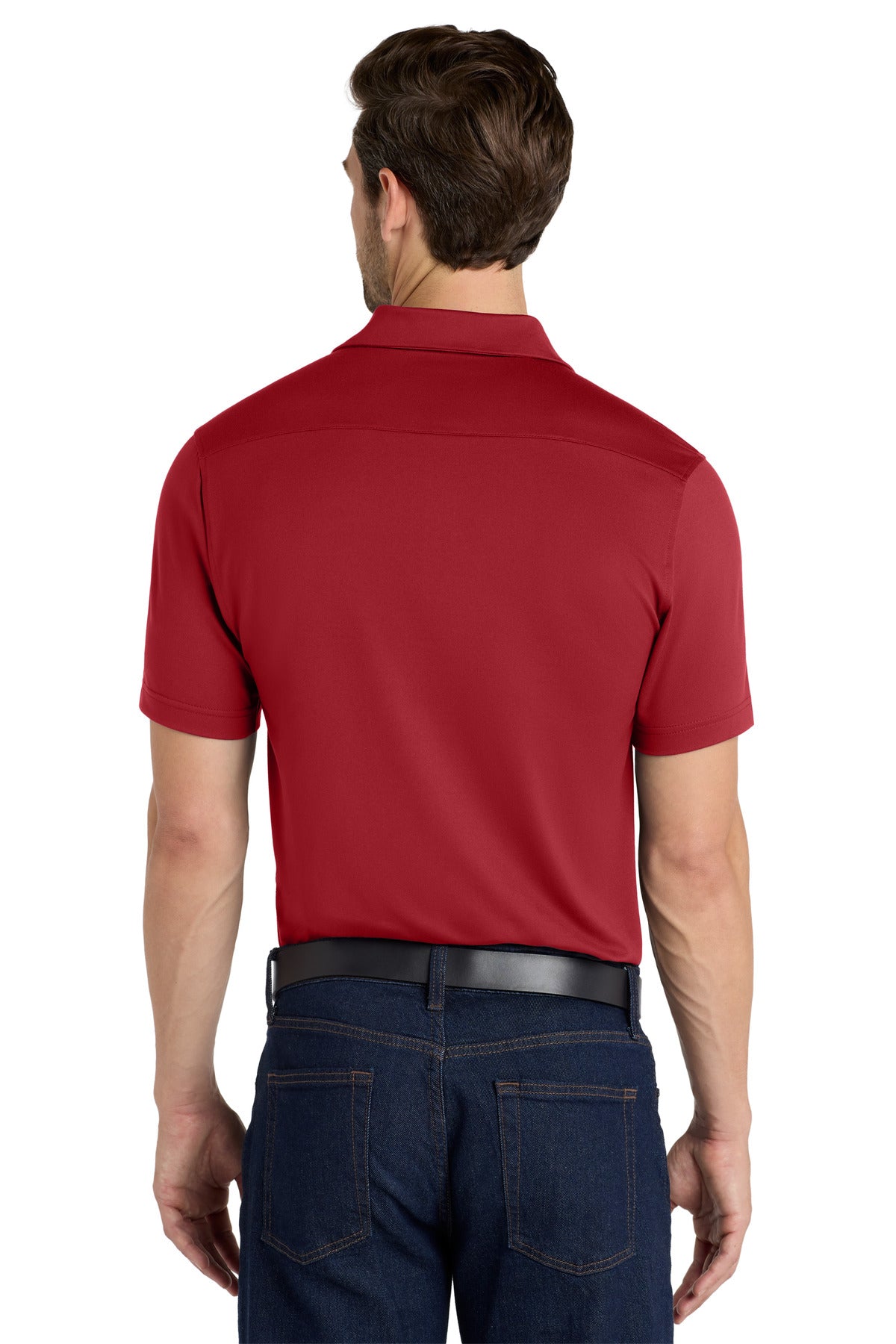 Garnet Port Authority City Stretch Polo K682 plain