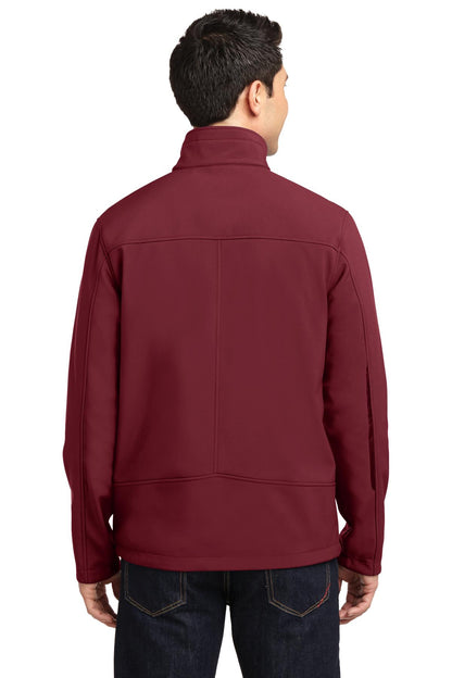 Garnet Port Authority Welded Soft Shell Jacket. J324 plain