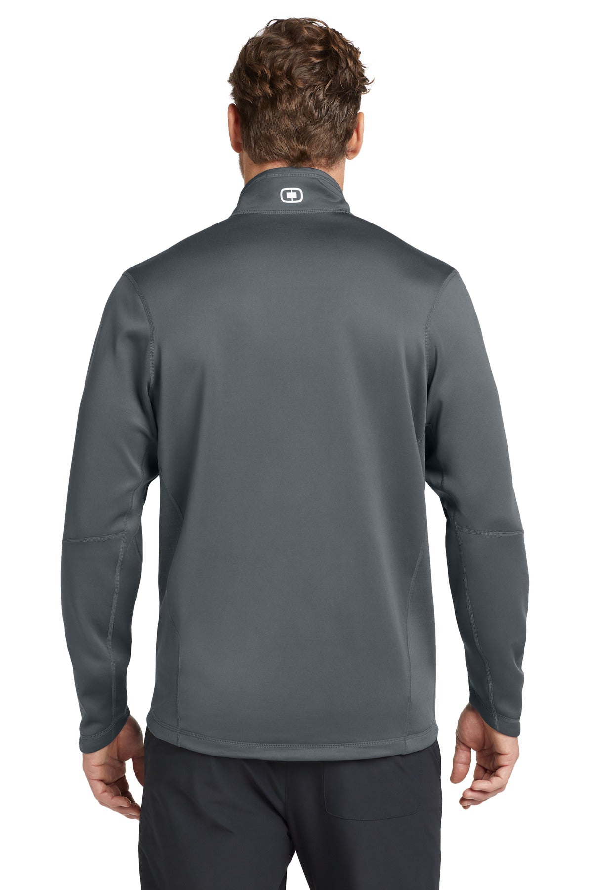Gear Grey OGIO Fulcrum Full-Zip. OE700 plain
