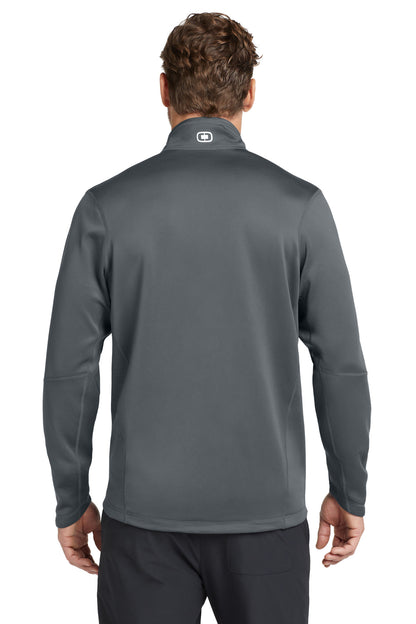 Gear Grey OGIO Fulcrum Full-Zip. OE700 plain
