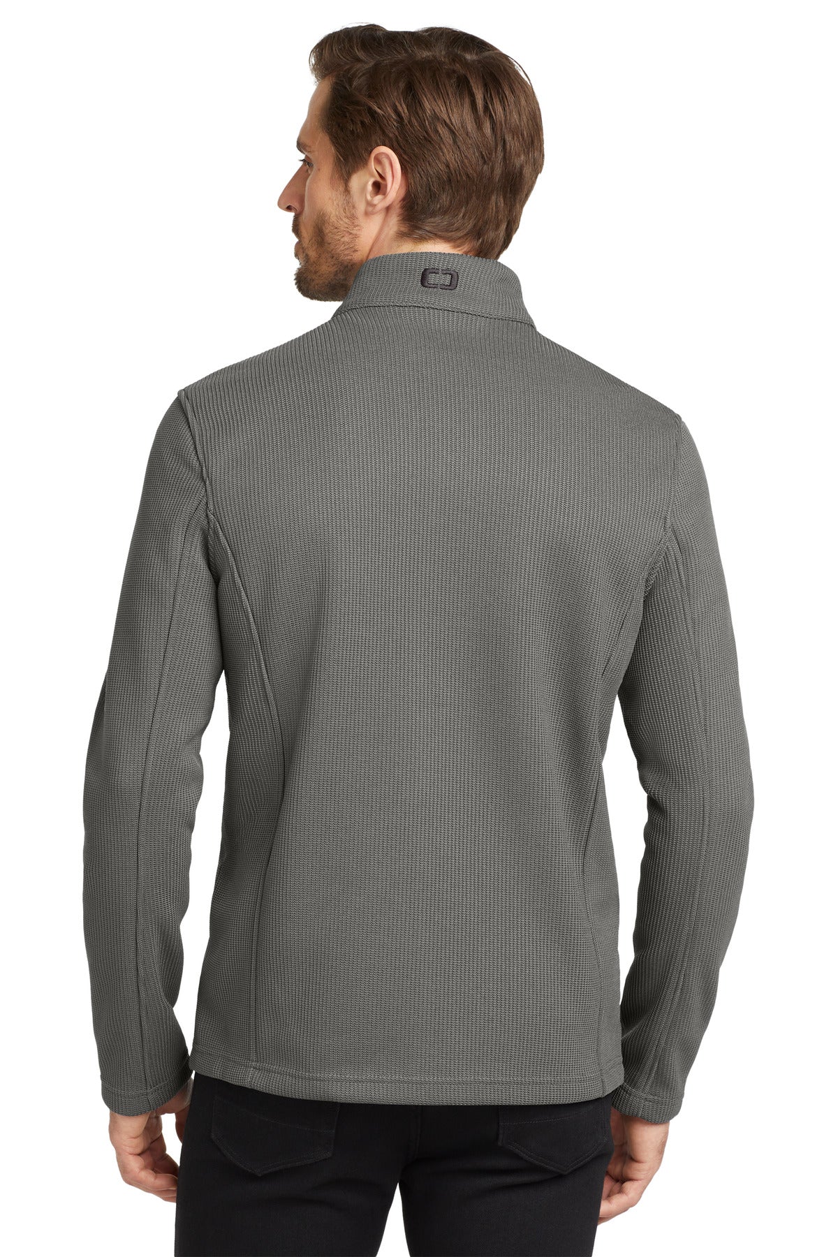 Gear Grey OGIO Grit Fleece Jacket. OG727 plain