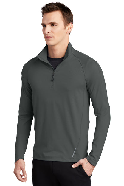 Gear Grey OGIO Radius 1/4-Zip. OE550 plain