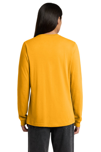 Gold BELLA+CANVAS Unisex Jersey Long Sleeve Tee. BC3501 plain