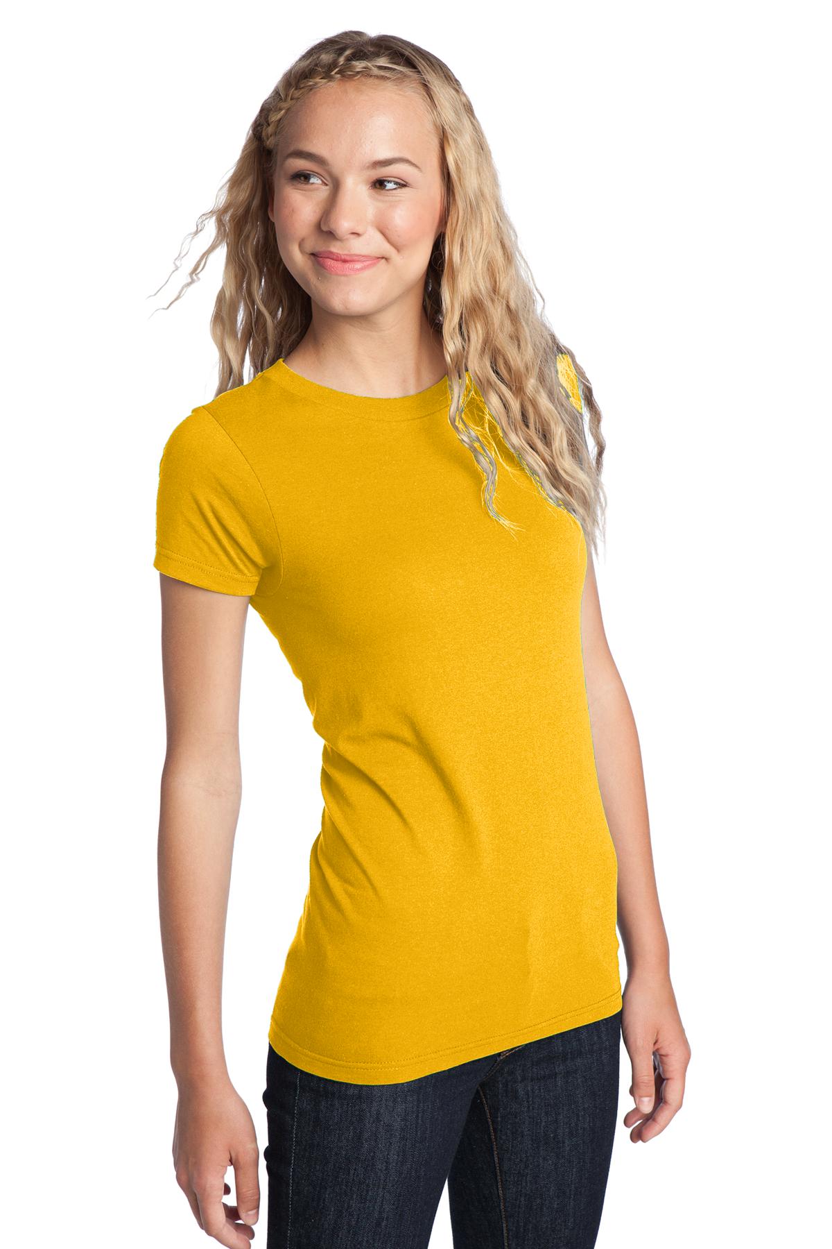 Gold District Women's Fitted The Concert Tee DT5001 plain