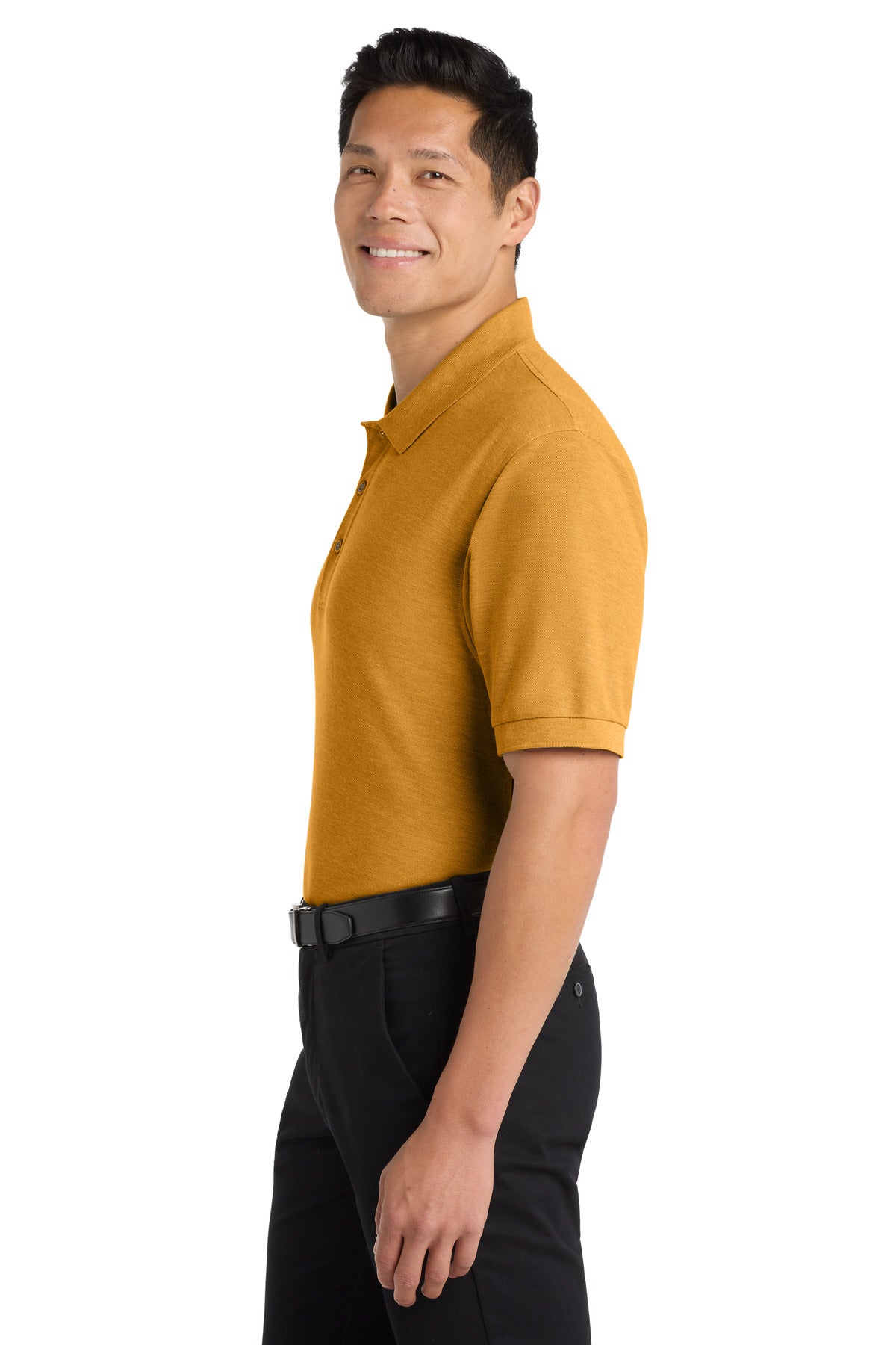 Gold Port Authority Extended Size Silk Touch Polo K500ES plain