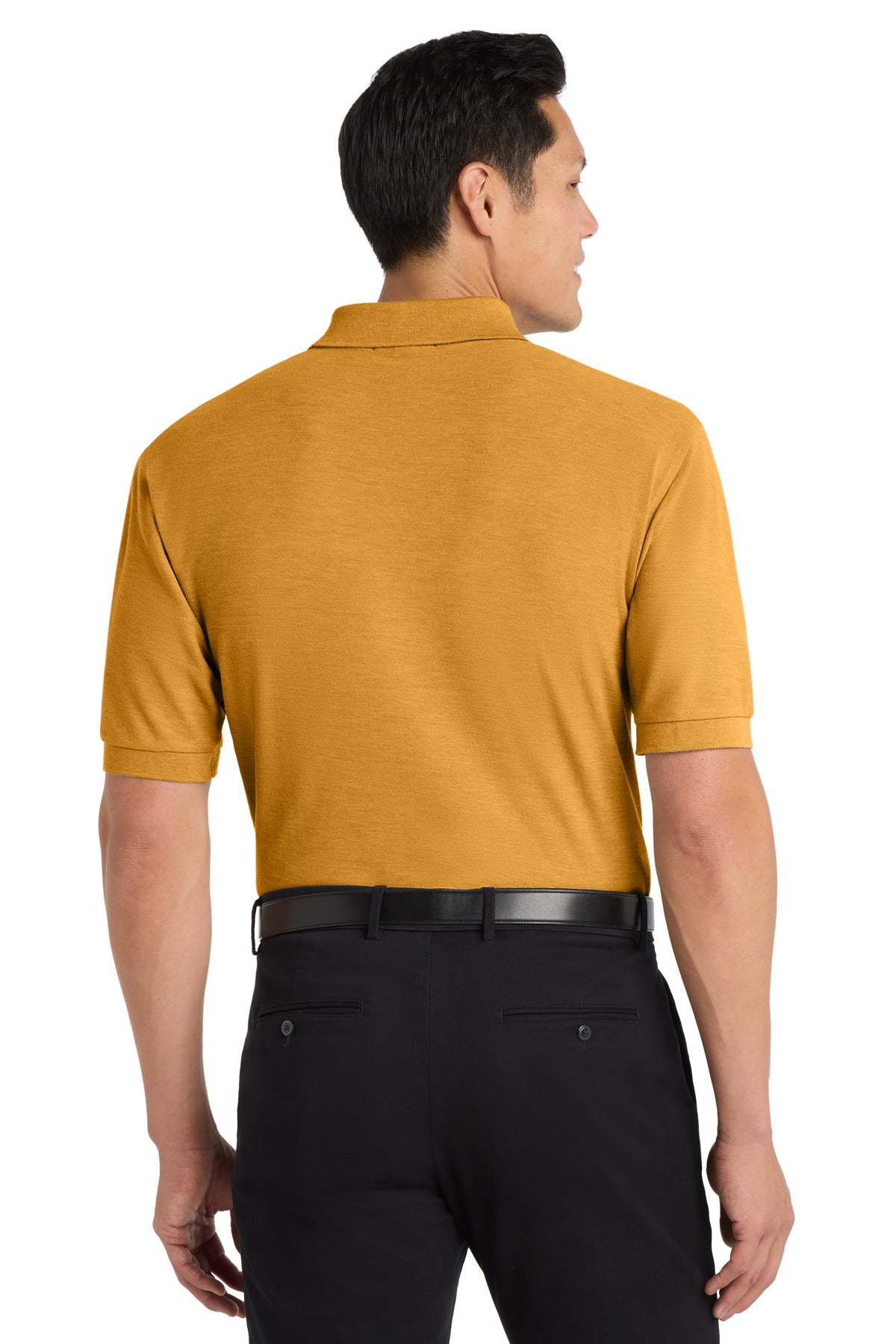 Gold Port Authority Extended Size Silk Touch Polo K500ES plain