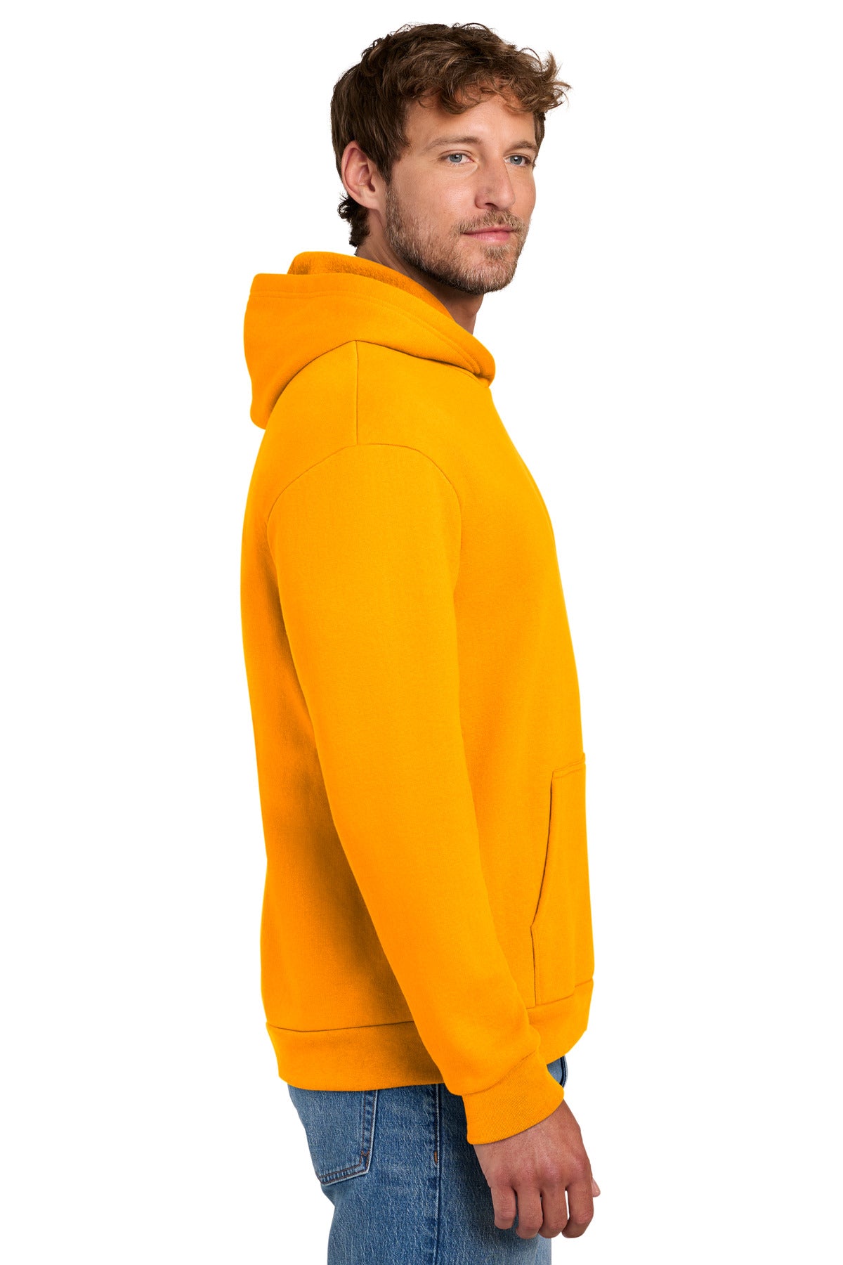 Gold Port & Co Easy Fleece Pullover Hooded Sweatshirt PC68H