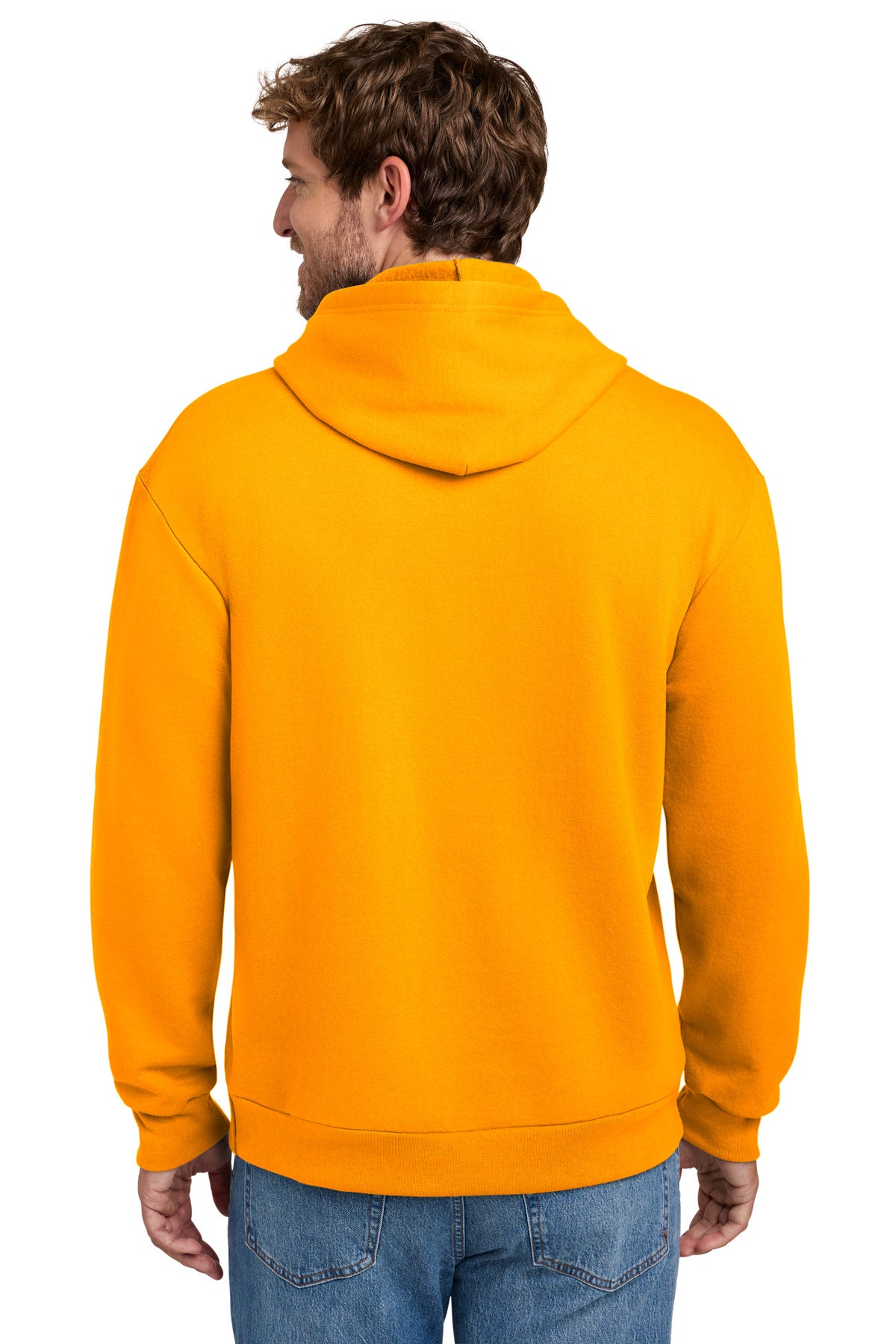 Gold Port & Co Easy Fleece Pullover Hooded Sweatshirt PC68H