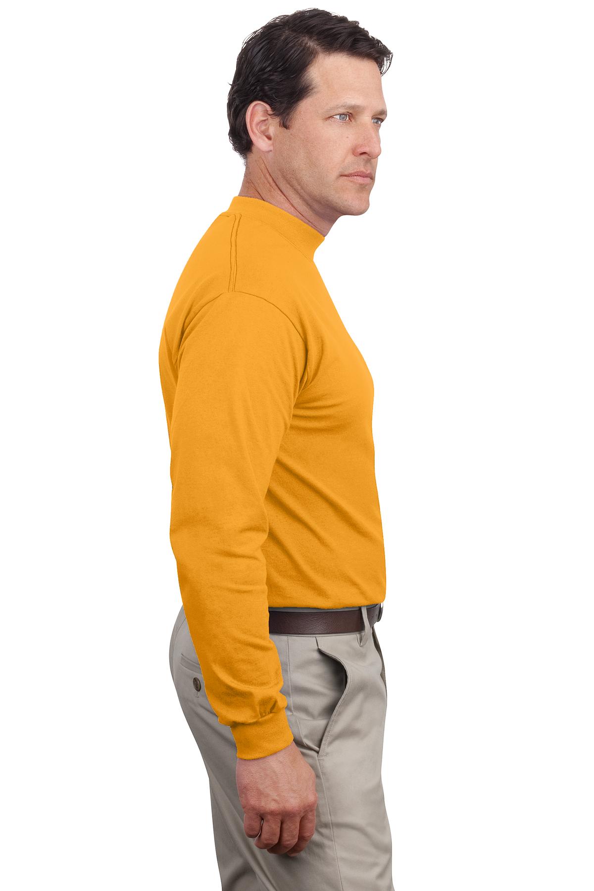 Gold Port & Co Essential Mock Turtleneck. PC61M plain