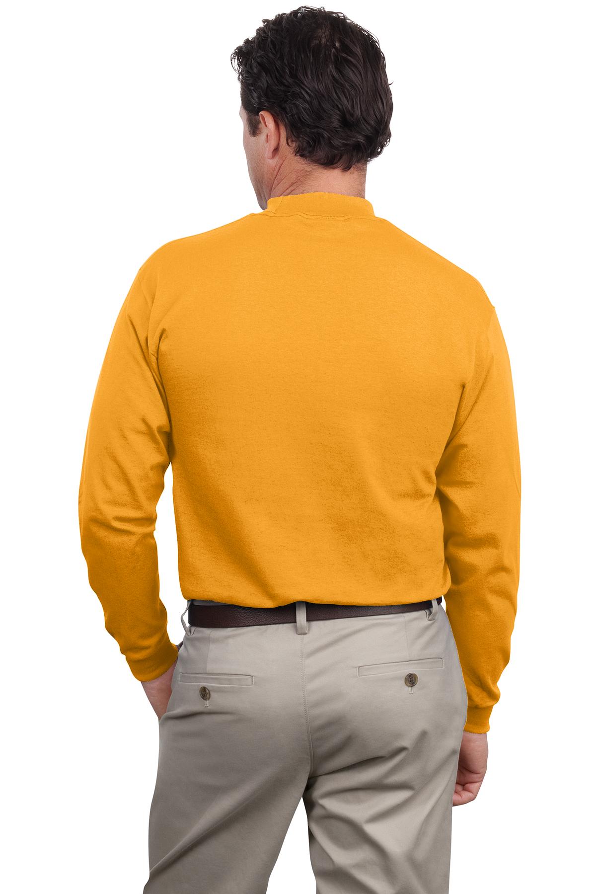 Gold Port & Co Essential Mock Turtleneck. PC61M plain