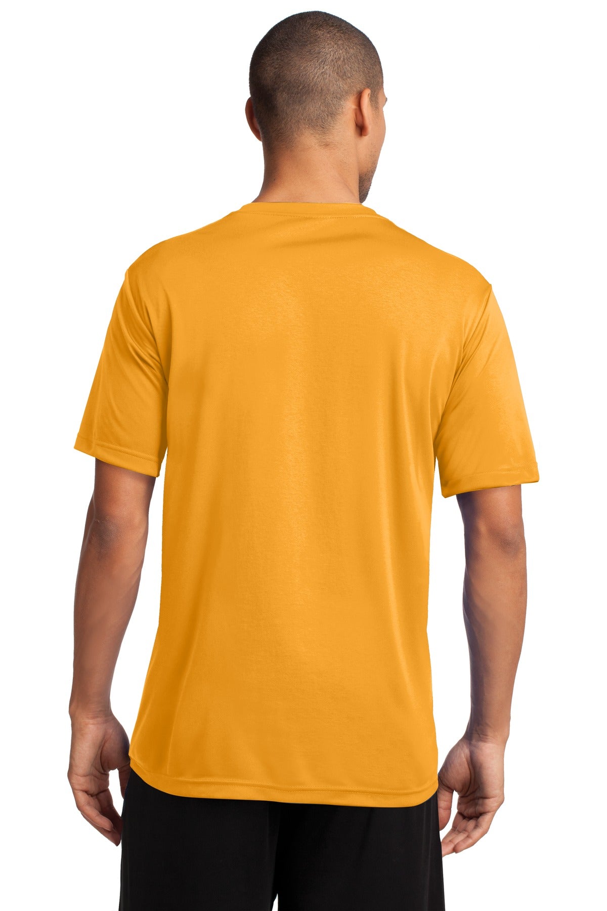 Gold Port & Co Performance Tee. PC380 plain