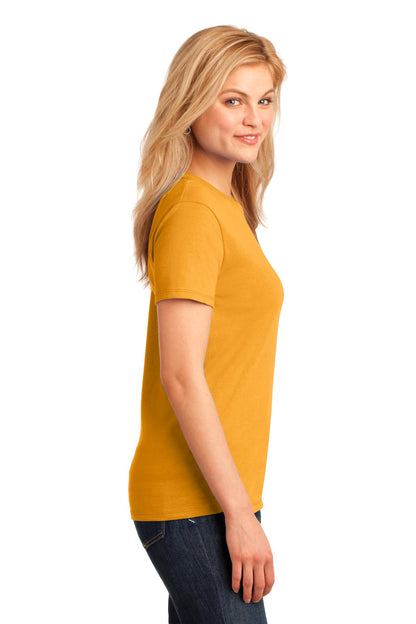 Gold Port & Co Women's Core Cotton Tee. LPC54 plain