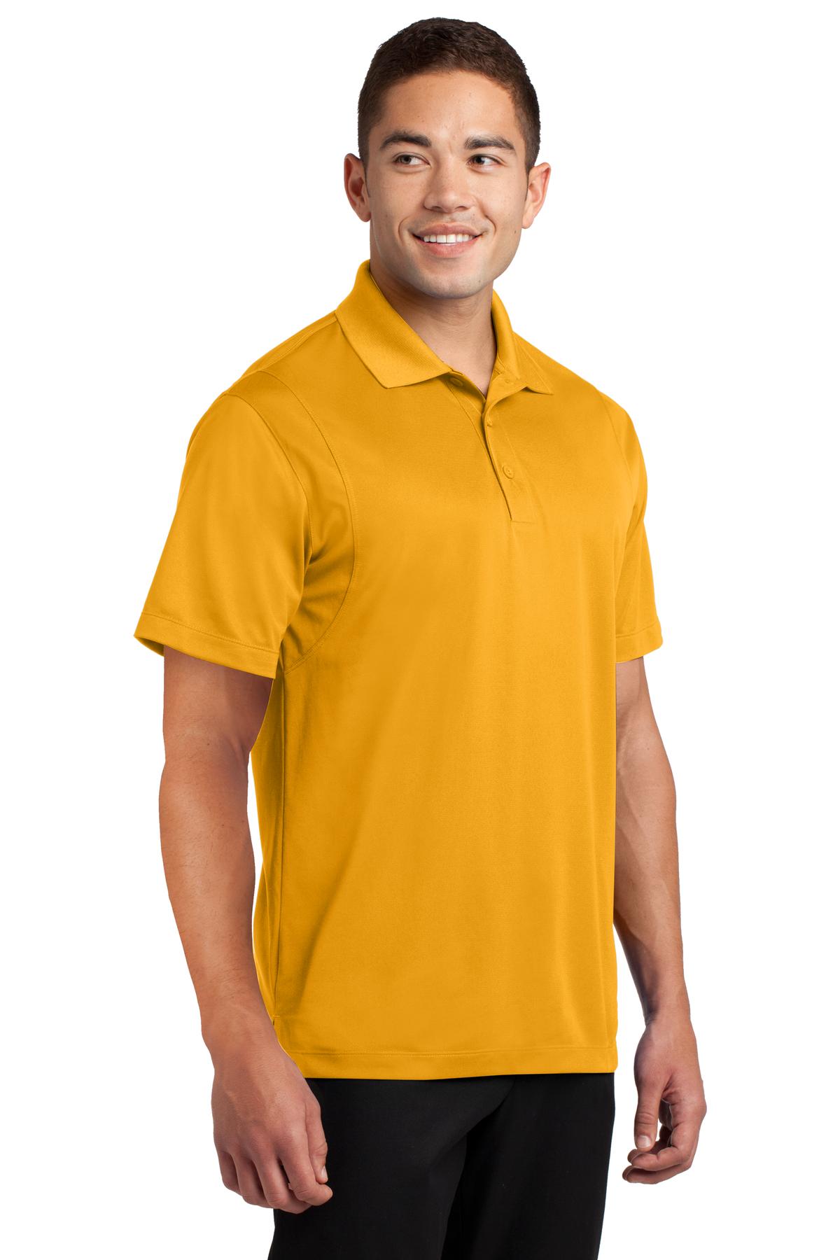 Gold Sport-Tek Micropique Sport-Wick Polo. ST650 plain