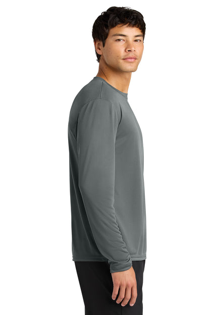 Graphite A4 Cooling Performance Long Sleeve Tee A4N3165 plain