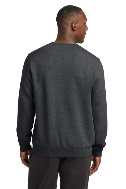 Graphite Hthr Sport-Tek Crewneck Sweatshirt. ST266 plain