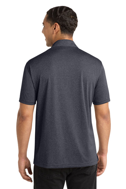 Graphite Hthr Sport-Tek Heather Contender Polo. ST660 plain
