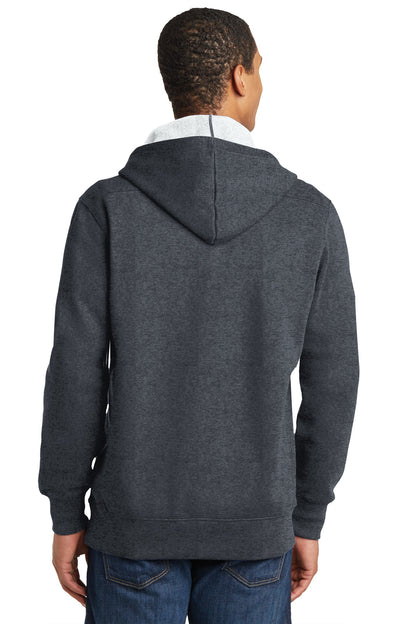 Graphite Hthr Sport-Tek Lace Up Pullover Hooded Sweatshirt. ST271 plain