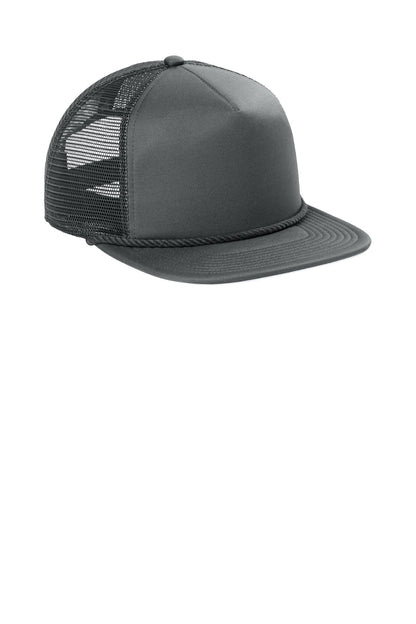 Graphite New Era Foam Rope Trucker Cap NE410 plain