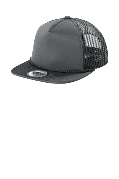 Graphite New Era Foam Rope Trucker Cap NE410 plain