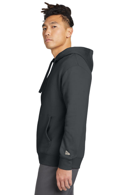 Graphite New Era Heritage Fleece Pullover Hoodie NEA525 plain