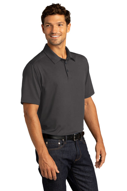 Graphite Port Authority City Stretch Polo K682 plain