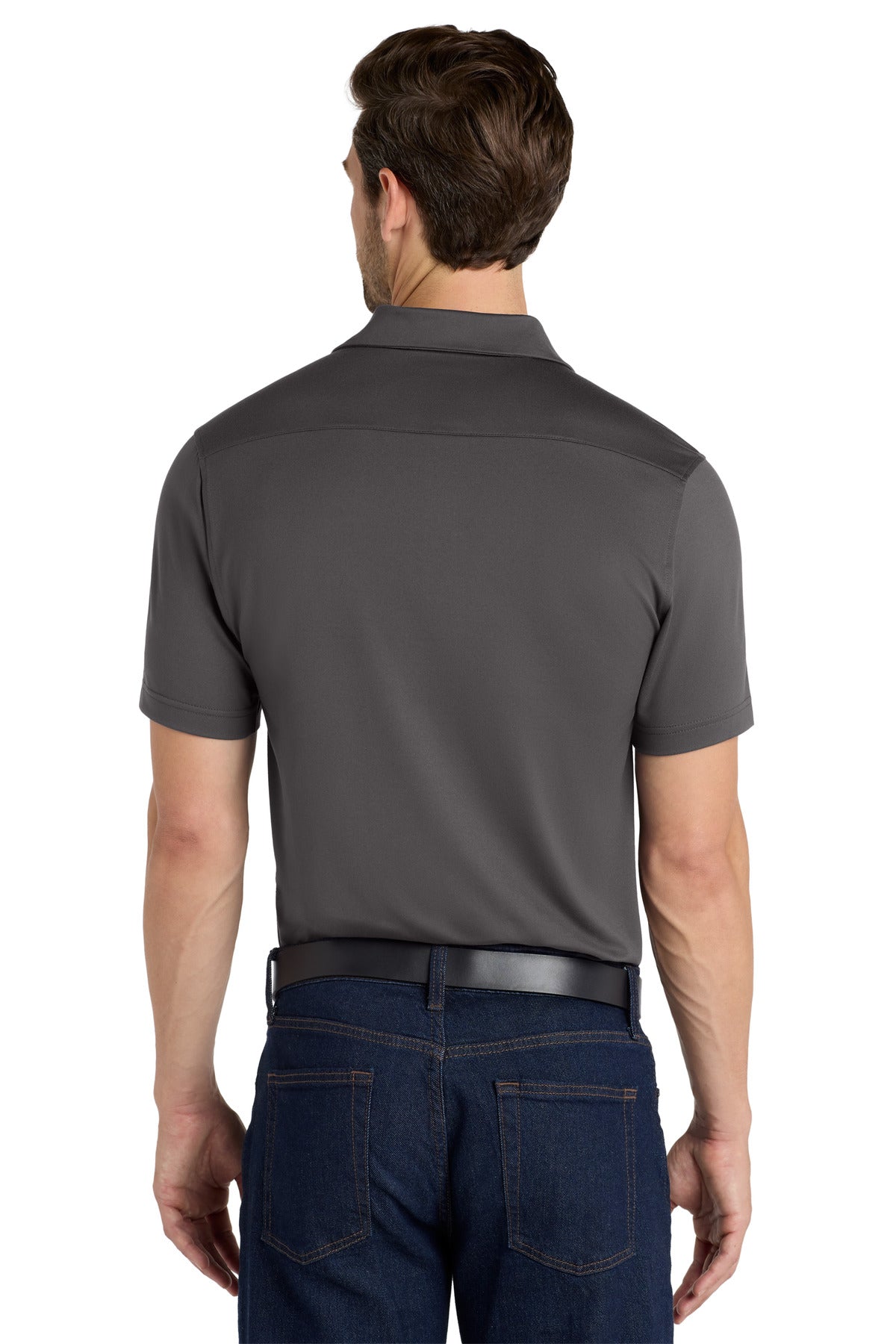 Graphite Port Authority City Stretch Polo K682 plain