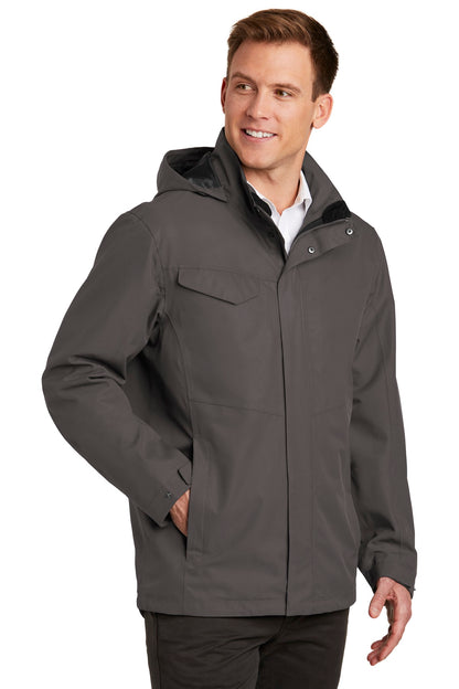 Graphite Port Authority Collective Outer Shell Jacket. J900 plain