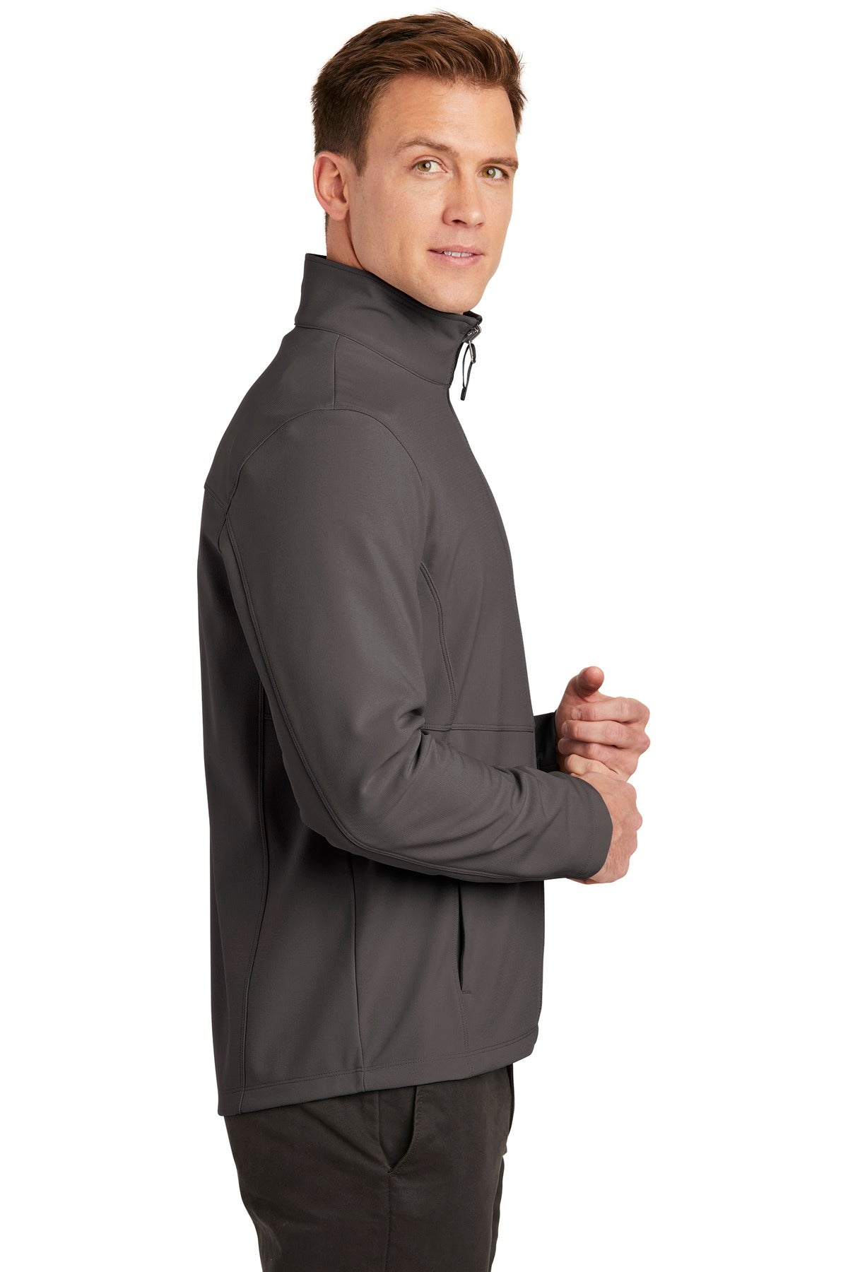 Graphite Port Authority Collective Soft Shell Jacket. J901 plain