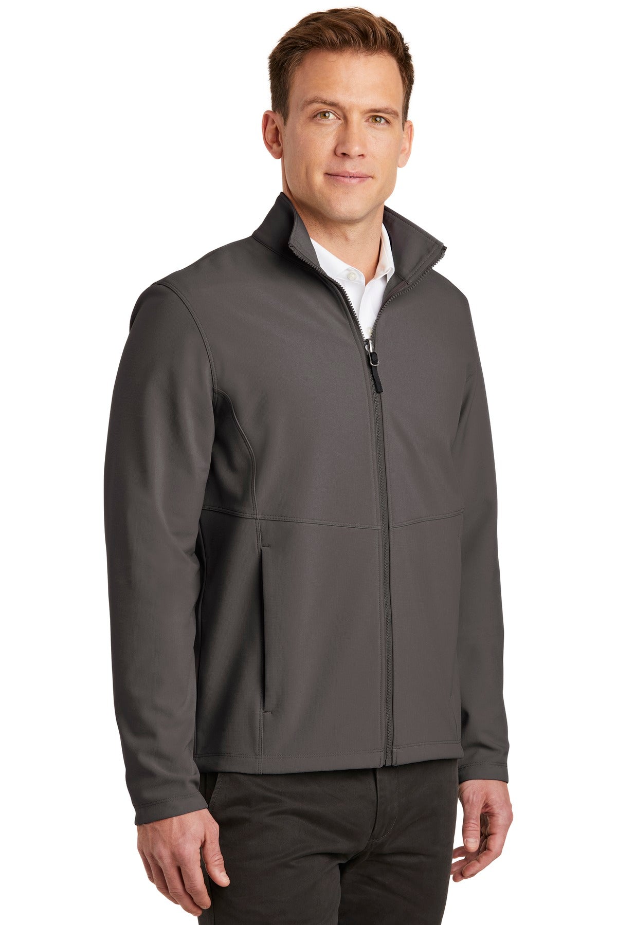 Graphite Port Authority Collective Soft Shell Jacket. J901 plain