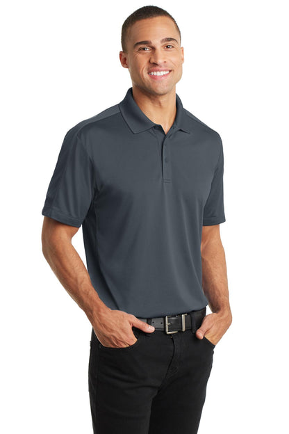 Graphite Port Authority Diamond Jacquard Polo. K569 plain