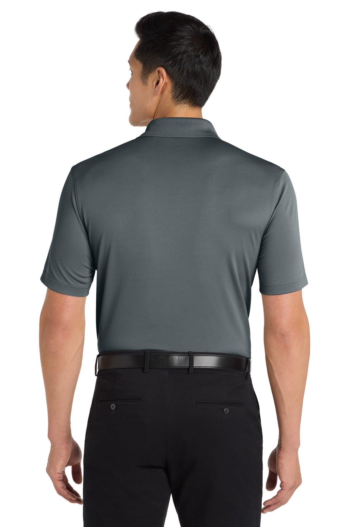Graphite Port Authority Dry Zone UV Micro-Mesh Polo. K110 plain