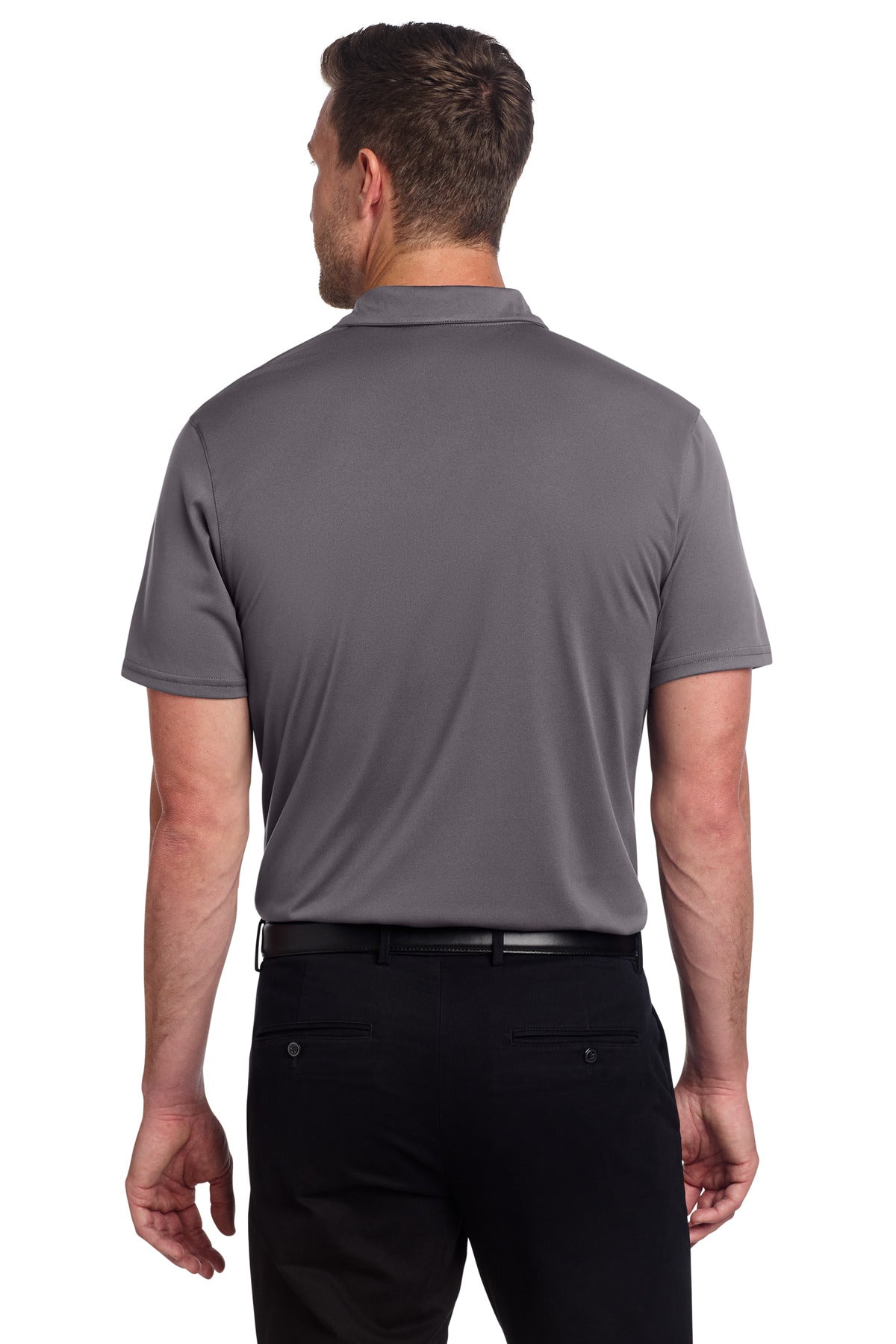 Graphite Port Authority Performance Staff Polo K398 plain