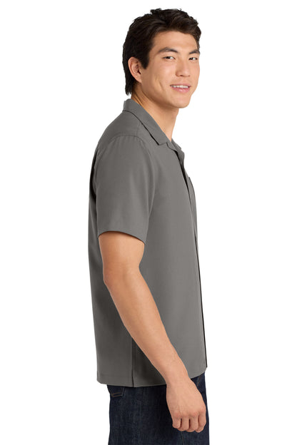 Graphite Port Authority Short Sleeve Performance Staff Shirt W400