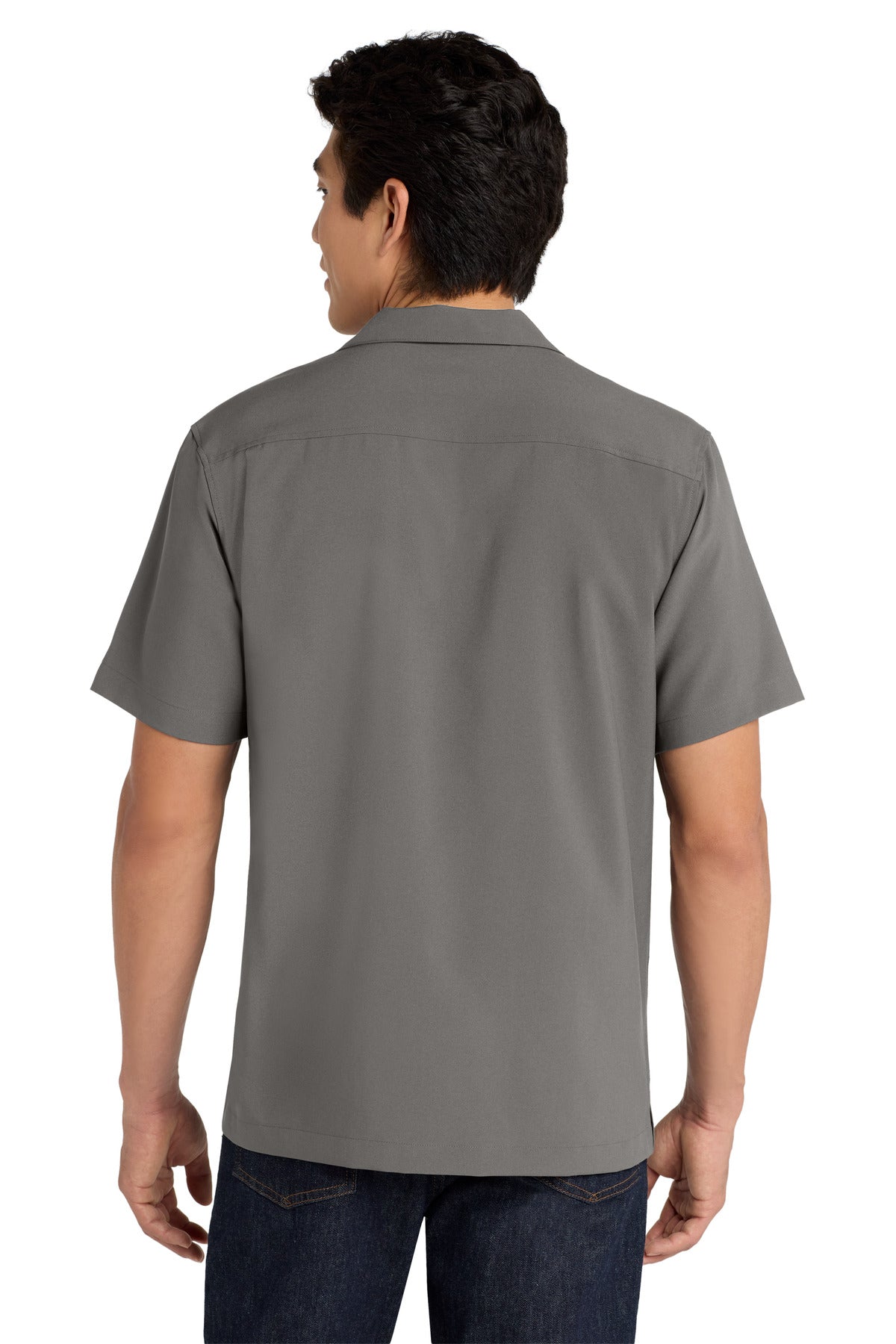 Graphite Port Authority Short Sleeve Performance Staff Shirt W400