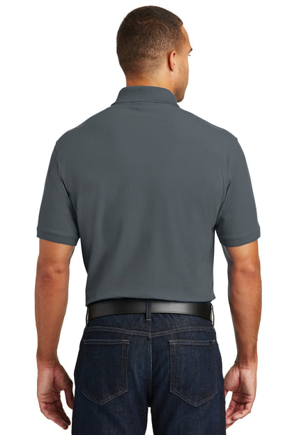 Graphite Port Authority Tall Core Classic Pique Polo. TLK100 plain