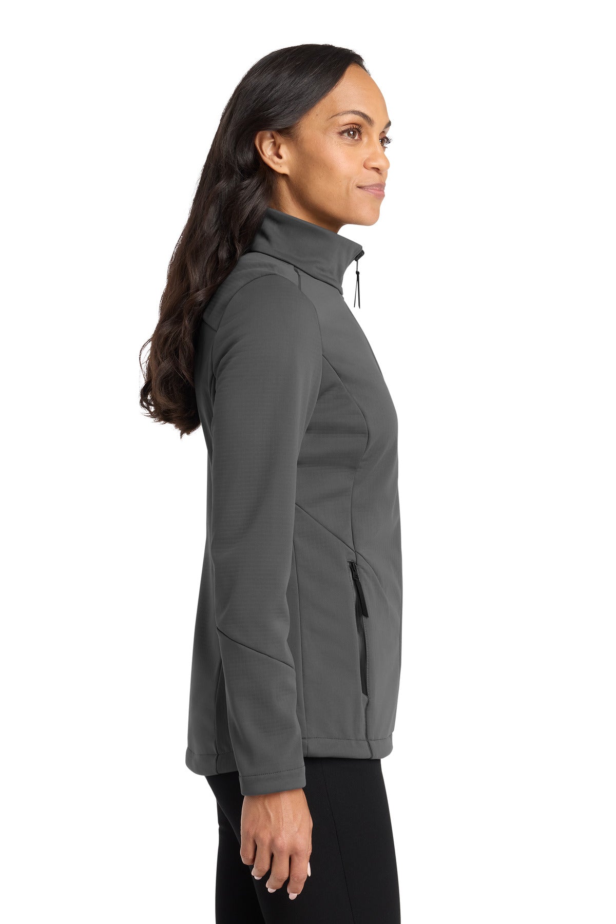 Graphite Port Authority Women's Collective Tech Soft Shell Jacket L921 plain