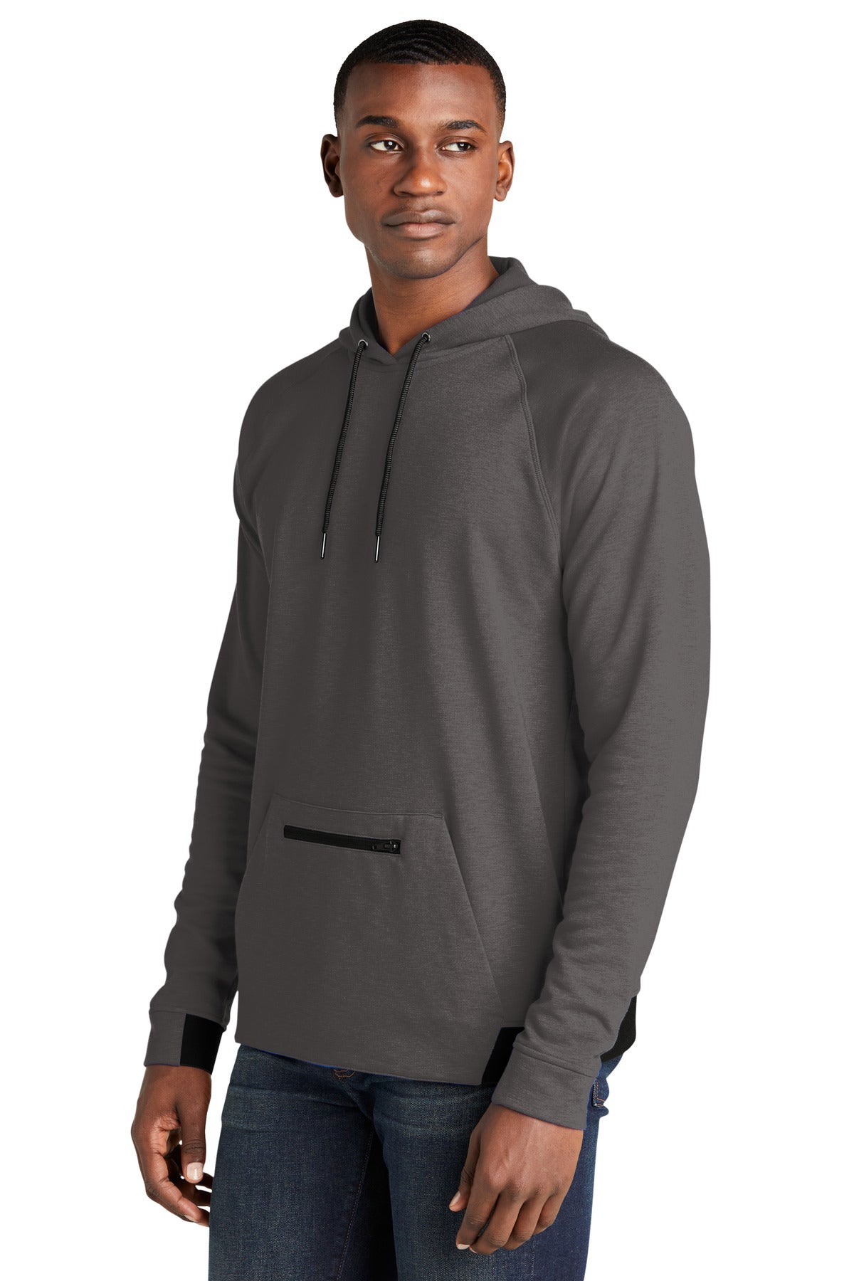 Graphite Sport-Tek PosiCharge Strive Hooded Pullover ST571 plain