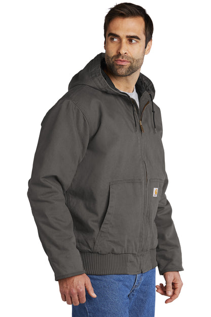 Gravel Carhartt Washed Duck Active Jac. CT104050 plain