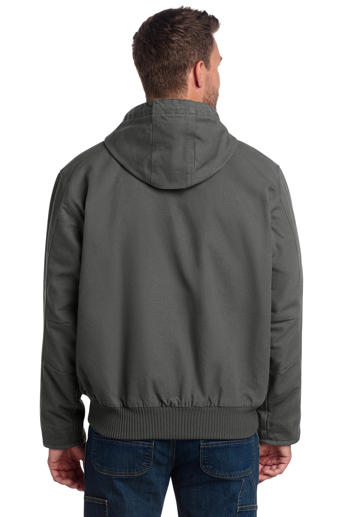 Gravel Carhartt Washed Duck Active Jac. CT104050 plain