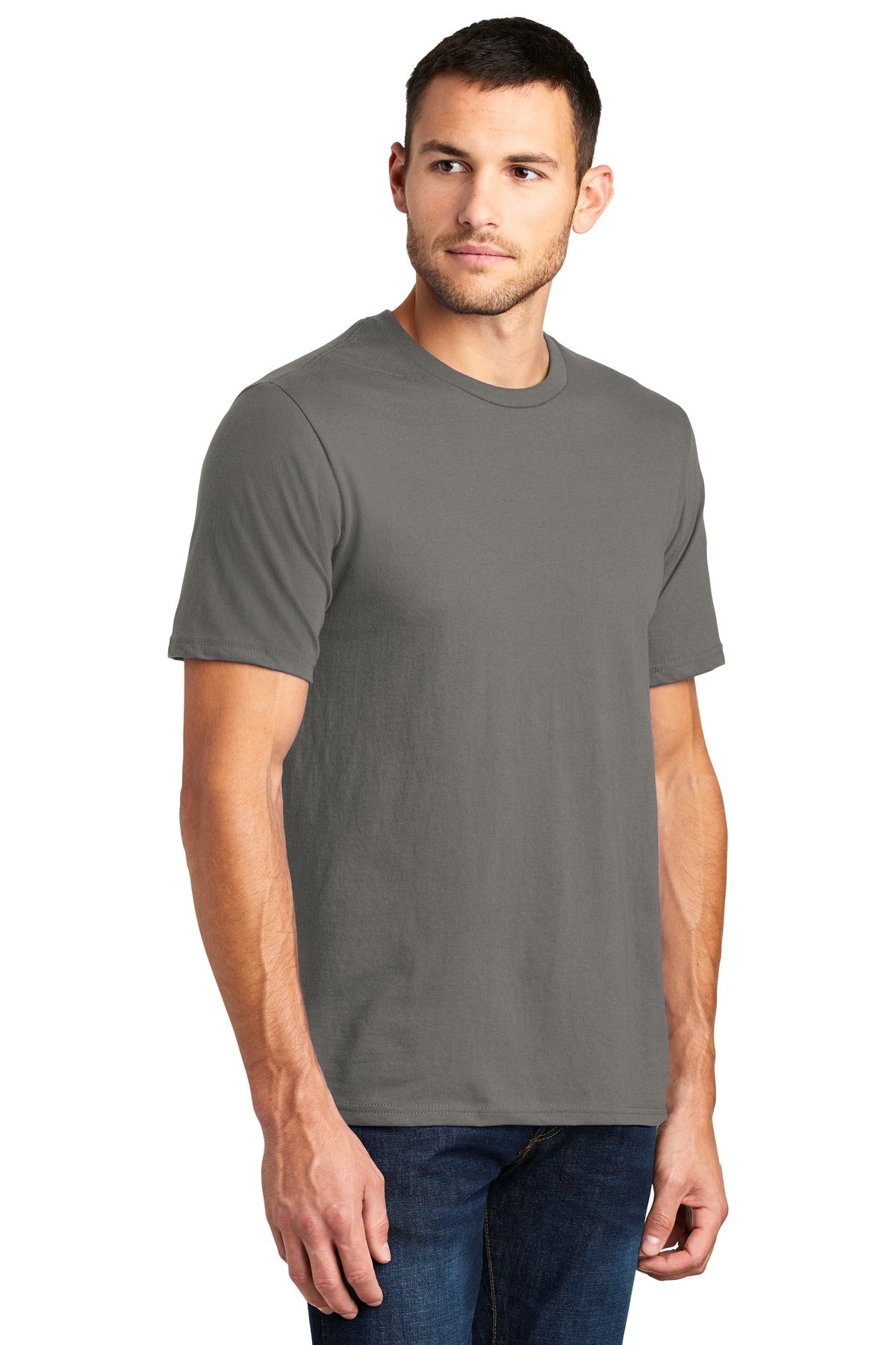 Grey District Very Important Tee . DT6000 plain