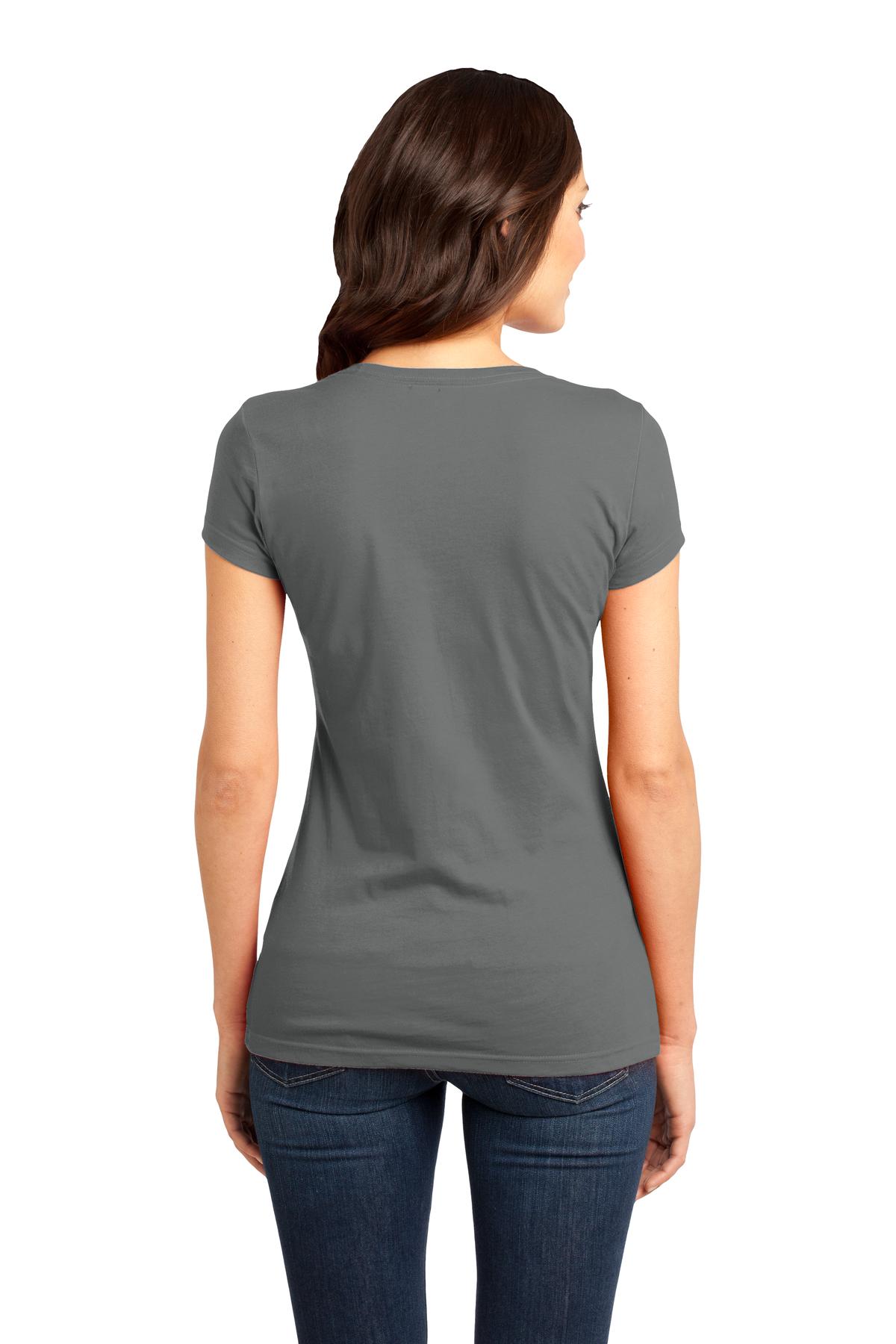 Grey District Women's Fitted Very Important Tee . DT6001 plain