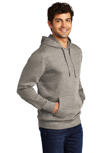 Grey Frost District V.I.T. Fleece Hoodie DT6100 plain