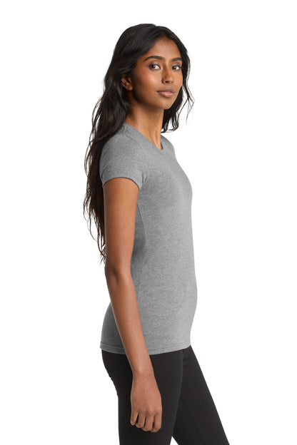 Grey Frost District Women's Fitted Very Important Tee . DT6001 plain