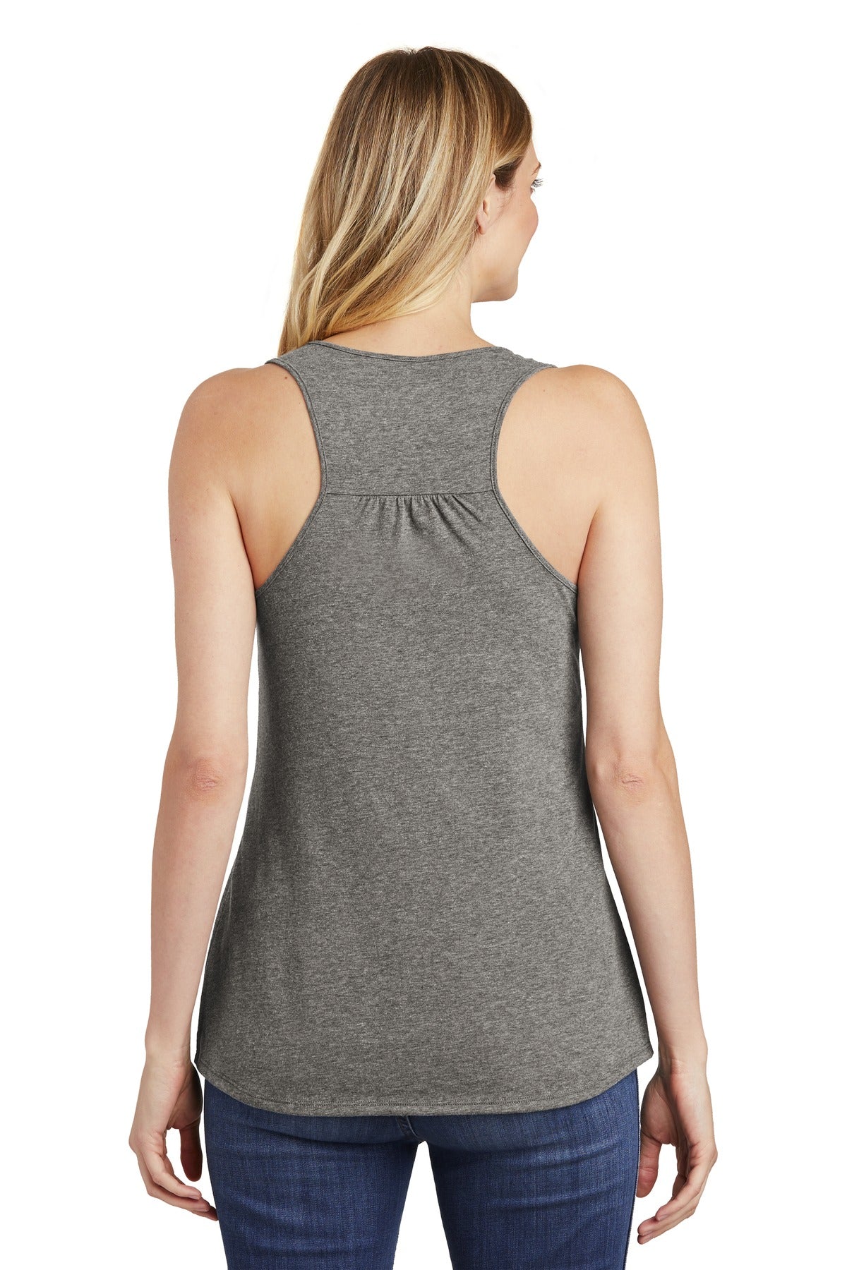 Grey Frost District Women's V.I.T. Racerback Tank DT6302 plain