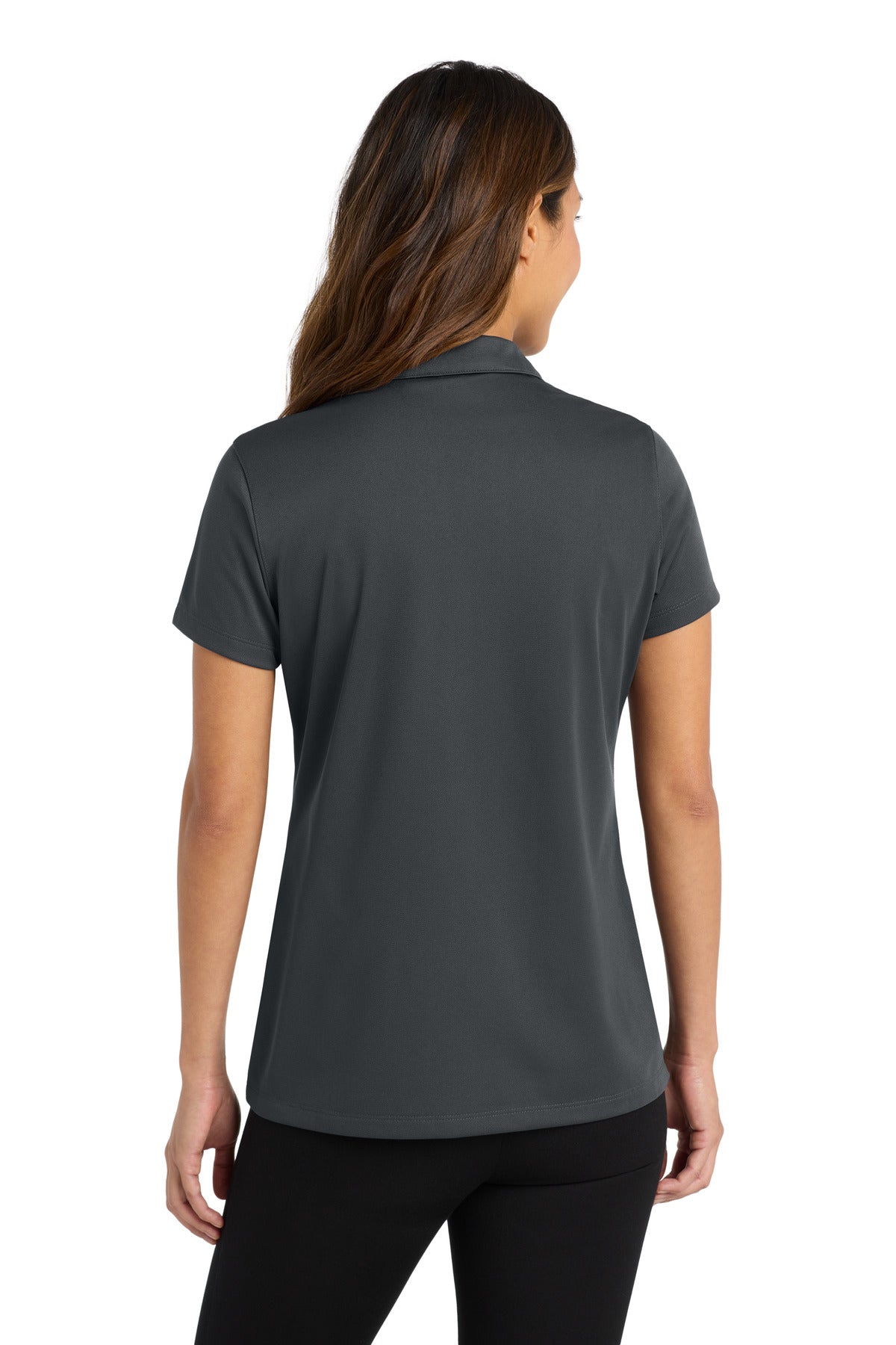Grey Smoke Port Authority Women's Tech Pique Polo. L527