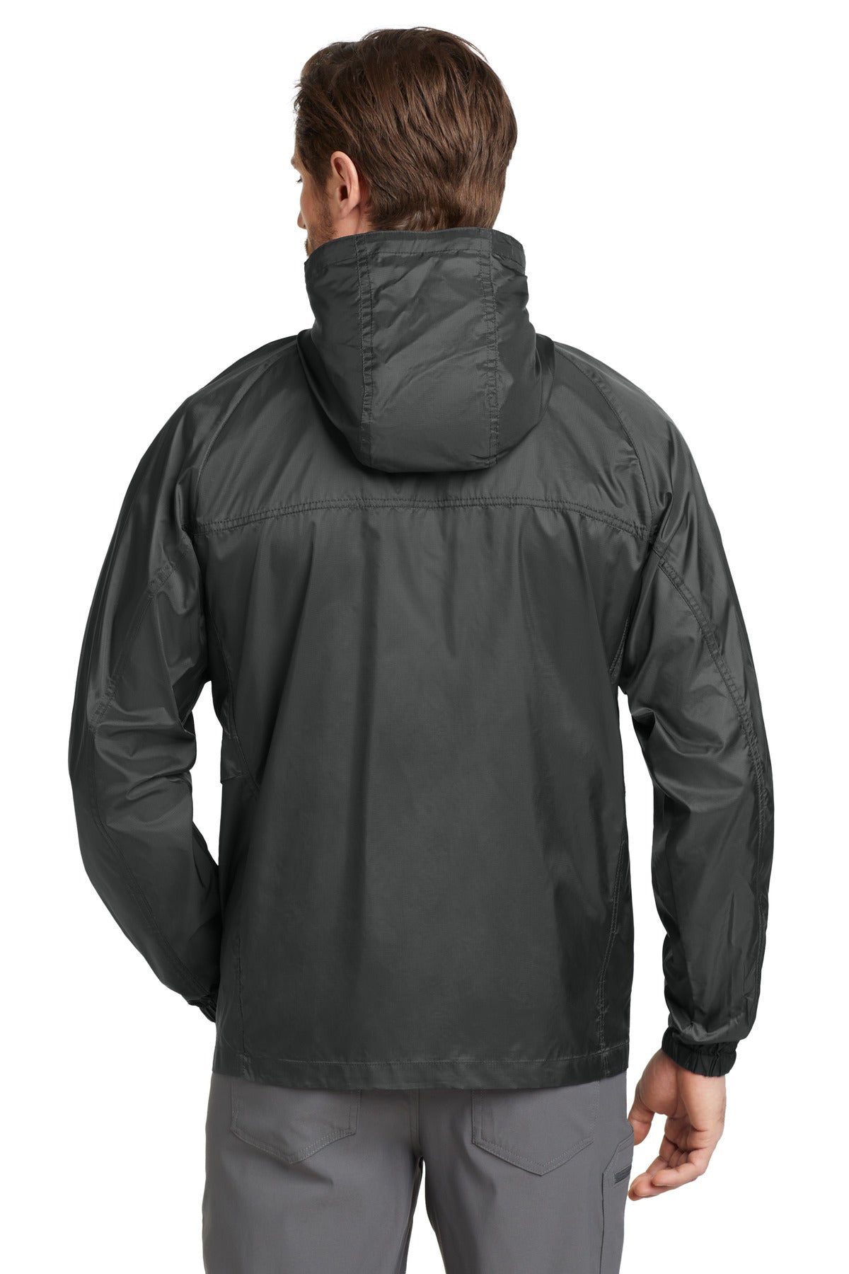 Grey Steel Eddie Bauer - Packable Wind Jacket. EB500
